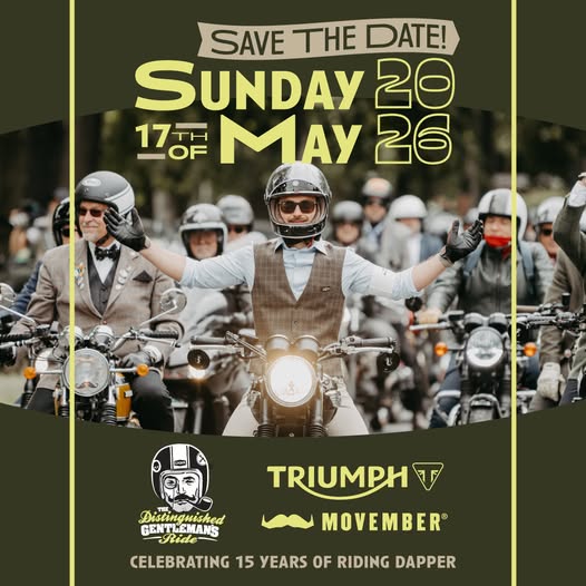 The Distinguished Gentleman's Ride by Triumph Lyon
